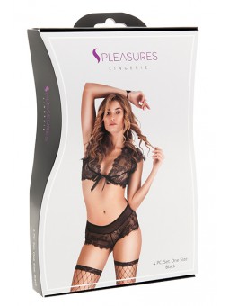 Conjunto Top-Culotte Set Negro TU