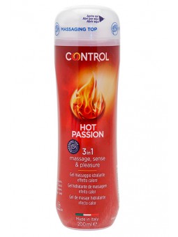 Control Hot Passion Massage Gel 3 In 1