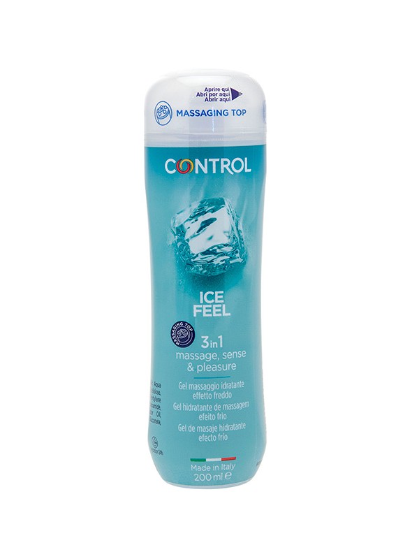 Control Ice Feel Massage Gel 3 In 1