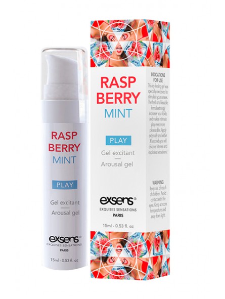 Cooling Stimulation Gel Raspberry Mint 15 ml.