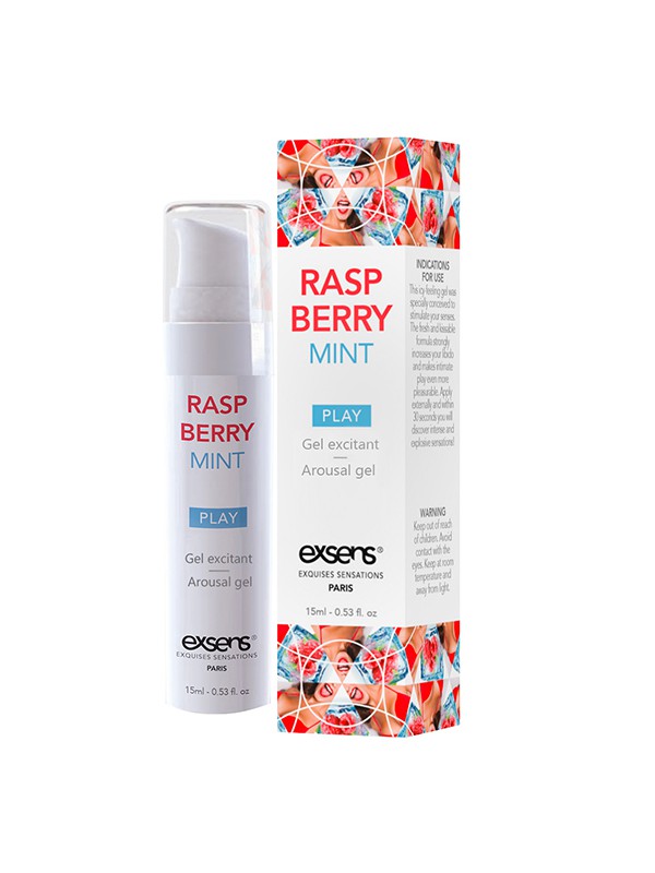 Cooling Stimulation Gel Raspberry Mint 15 ml.