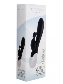 Corabi Rabbit Vibrator Black
