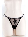 CORSET & G W/RIBBON BLACK XL