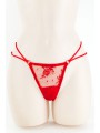 CORSET & G W/RIBBON RED S