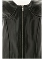 CORSET NEGRO,CUERO CREMALLERA TM