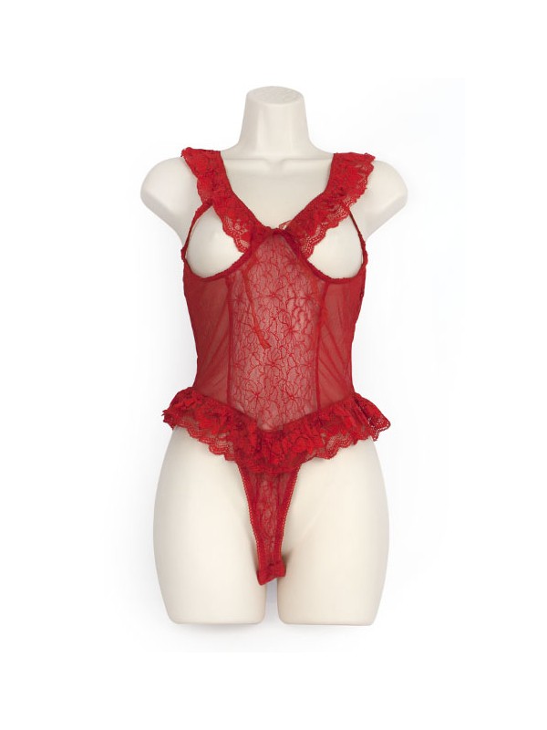 CUPLESS TEDDY ROJO L