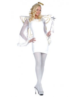 DISFRAZ ANGEL SEXY BLANCO M/L