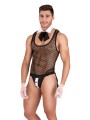 Disfraz mayordomo Set Negro/Blanco TU