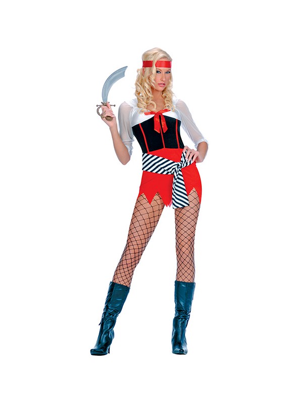 DISFRAZ PIRATA MINIVESTIDO S/M