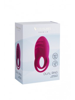 DUAL COCK RING - RED