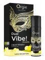 DUAL VIBE! LEMON GIN & TONIC KISSABLE LIQUID VIBRATOR