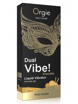 DUAL VIBE! PIN? COLADA KISSABLE LIQUID VIBRATOR