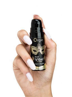DUAL VIBE! PIN? COLADA KISSABLE LIQUID VIBRATOR