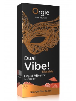 DUAL VIBE! SEX ON THE BEACH KISSABLE LIQUID VIBRATOR