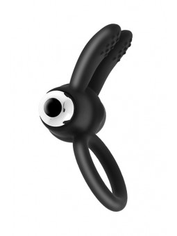 Duo Flap Ring Black
