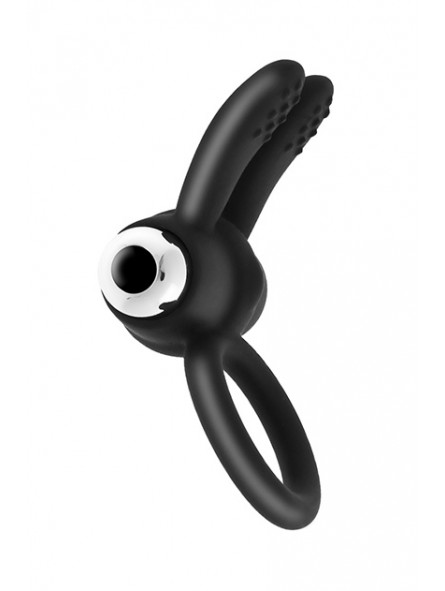 Duo Flap Ring Black