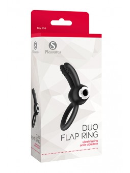 Duo Flap Ring Black