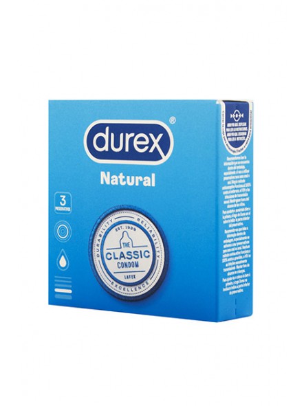 DUREX NATURAL 3 Uds CLASSIC