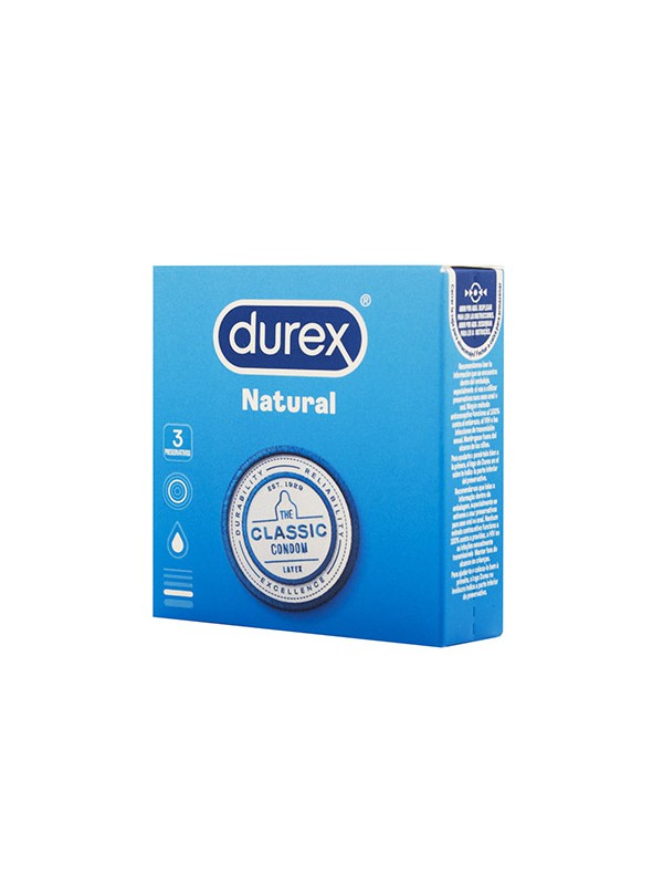 DUREX NATURAL 3 Uds CLASSIC