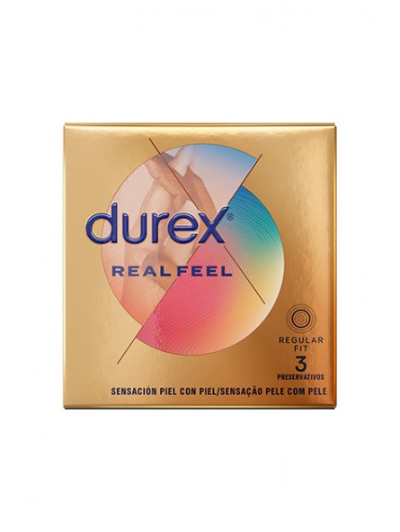 DUREX REAL FEEL 3UDS.