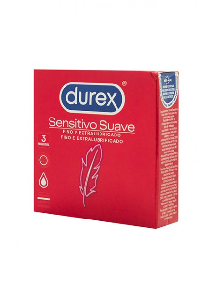 DUREX SENSITIVO SUAVE 3UDS.