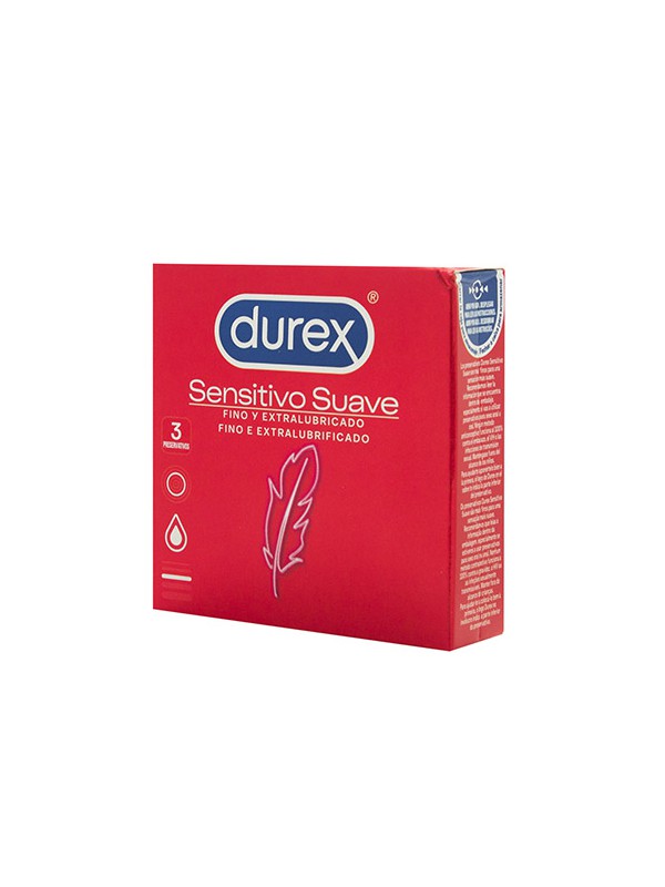 DUREX SENSITIVO SUAVE 3UDS.
