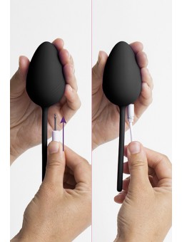 EGG VIBRATOR ODETTE - Black
