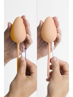 EGG VIBRATOR ODETTE - Peach
