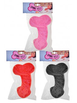 Esponja Ba?o Pene 3 Colores Surtidos