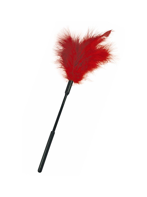 FEATHER TICKLER 7.. RED