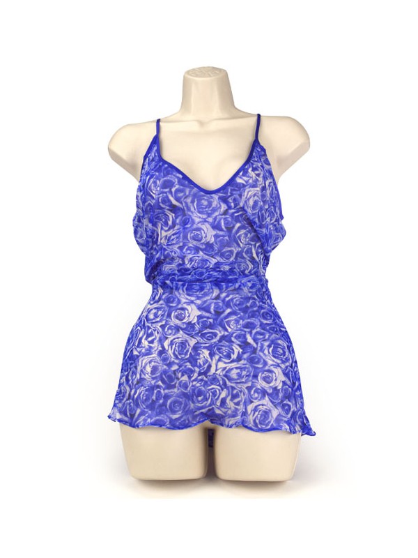 FLARED CHEMISE GRAPE M
