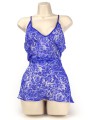 FLARED CHEMISE GRAPE M