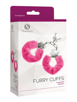 Furry Cuffs Pink