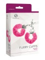 Furry Cuffs Pink