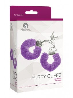 Furry Cuffs Purple