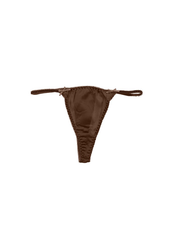 G-STRING SILK CHOCOLATE T.U.