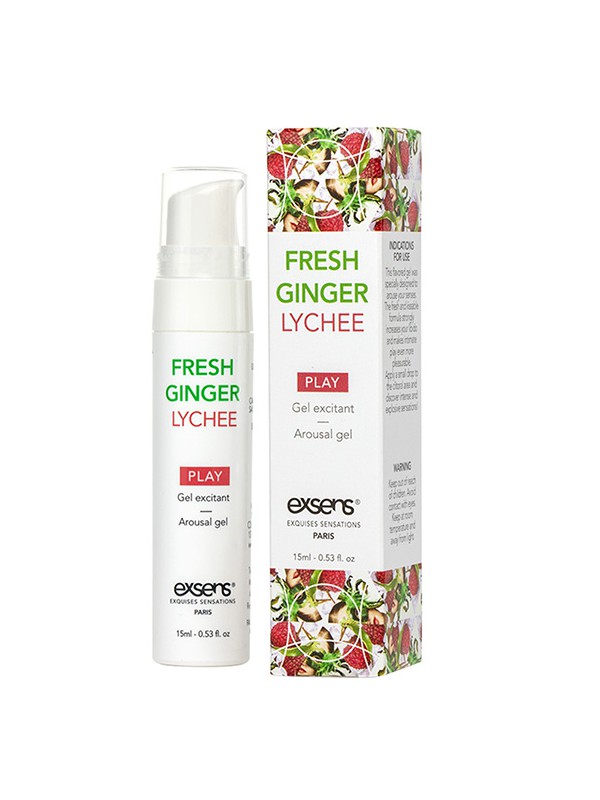 Gel Fresh Ginger Litchi Arousal Gel 15 ml.