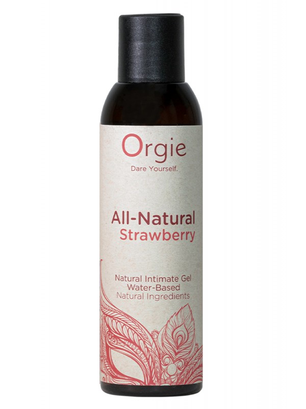 ALL-NATURAL STRAWBERRY Kissable Water-based Intimate Gel