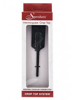 INTERCHANGEABLE CROP TOP - BLACK SPLIT SLAPPER