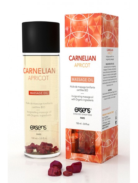Invigorating Carnelian Apricot Massage Oil 100 ml.