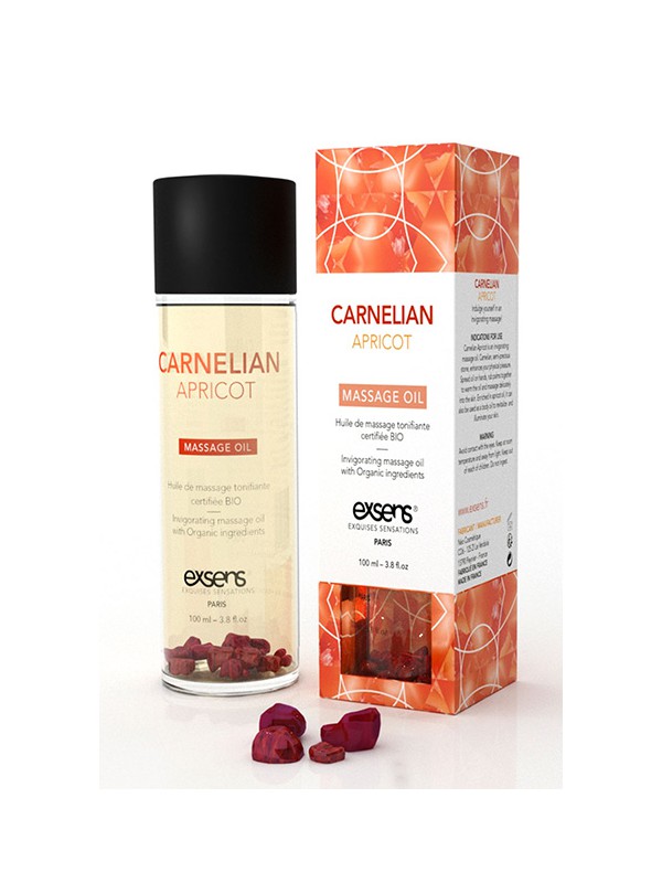 Invigorating Carnelian Apricot Massage Oil 100 ml.