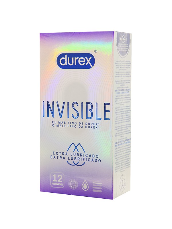 Invisible Extra Lubricado 12 Uds.