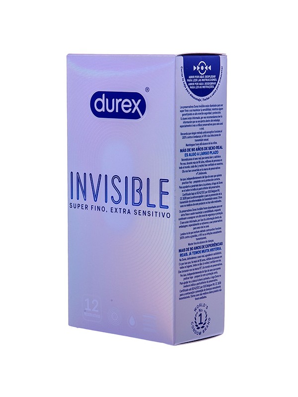 Invisible Super Fino Extra Sensitivo 12 Uds