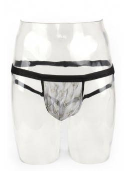 JOCK MESH SKULL WHITE S/M
