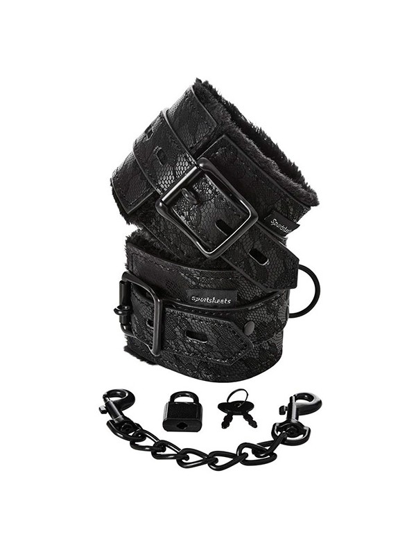Lace Fur Lined Handcuffs