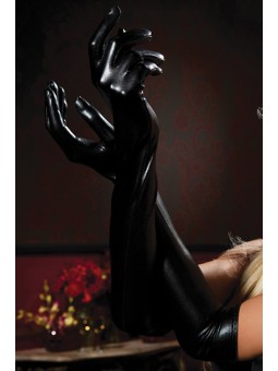 LAME OPERA LENGTH GLOVES NEGRO TU