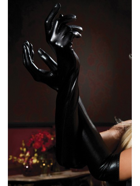 LAME OPERA LENGTH GLOVES NEGRO TU
