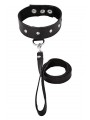 LEATHER LEASH & COLLAR