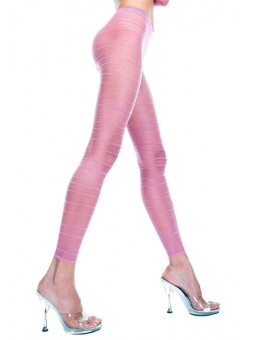 LEGGINS CON RAYAS VERTICALES FUCHSIA