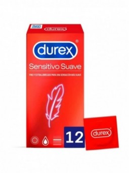 DUREX SENSITIVO SUAVE 12 UDS